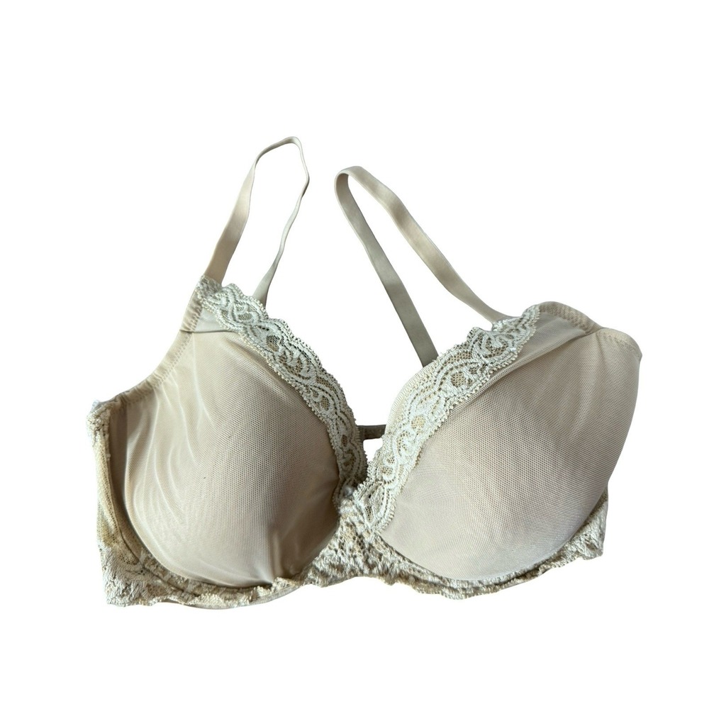 Natori Bra 36DD Feathers Lightly Lined Underwire Adjustable‎ Strap